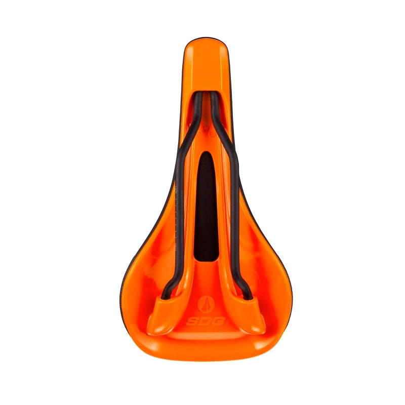 SDG Components, Bel-Air V3 Lux-Alloy, Saddle, 260 x 140mm, Unisex, 236g, Black/Orange - Image 3